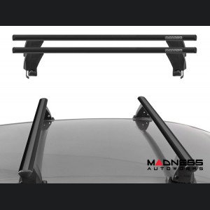 Alfa Romeo Giulia Roof Rack Cross Bars - for models w/o factory roof rails - Black 